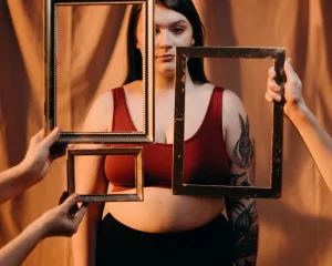 profil de femme ronde